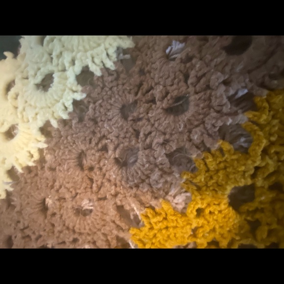 Handmade Afghan grandma crochet knit blanket throw fall - Picture 10 of 10